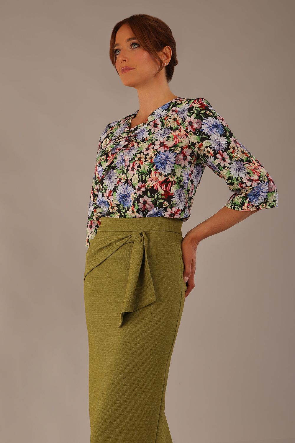 Suki Asymmetric Draped Top – Diva Catwalk, image 5