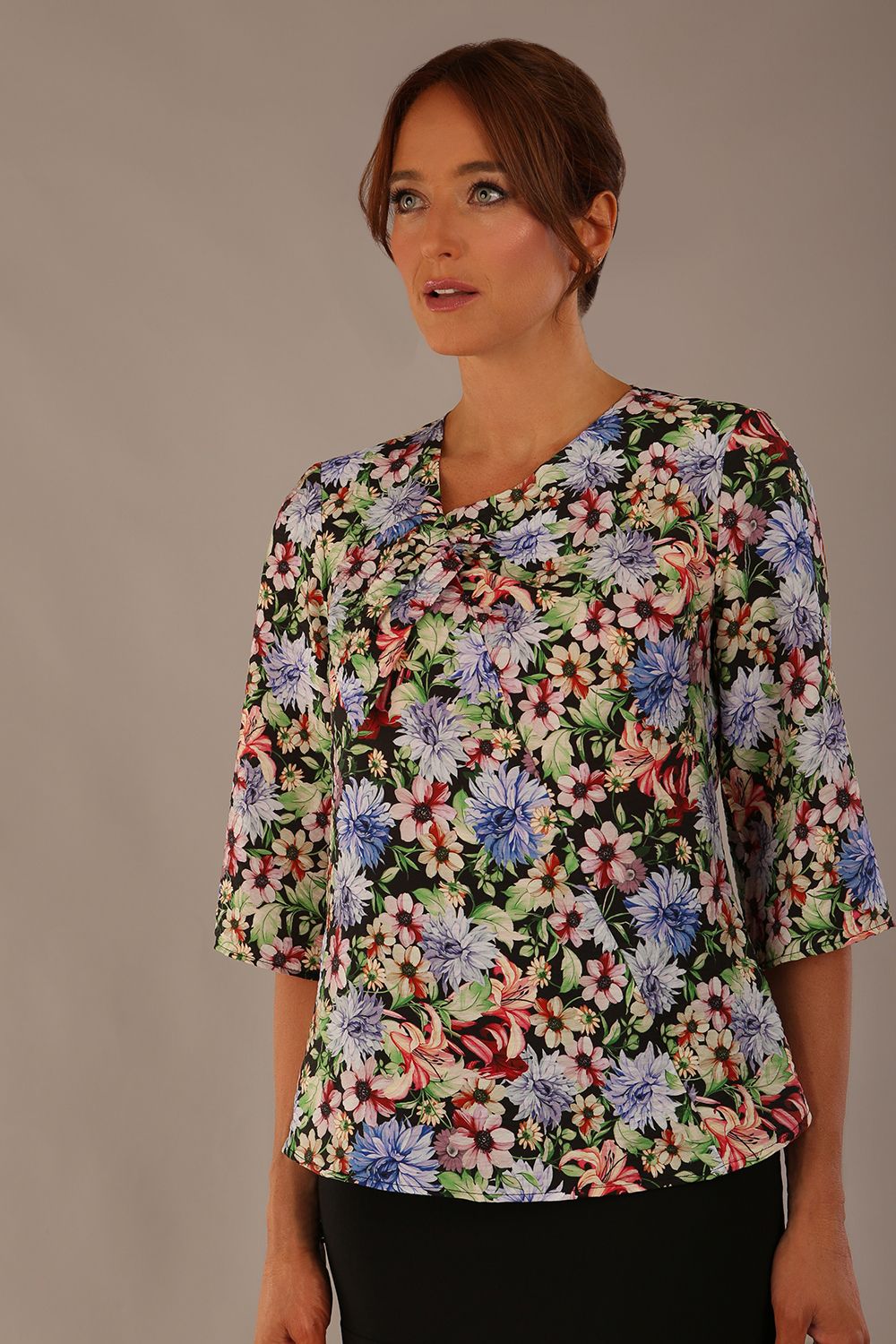 Suki Asymmetric Draped Top – Diva Catwalk, image 2