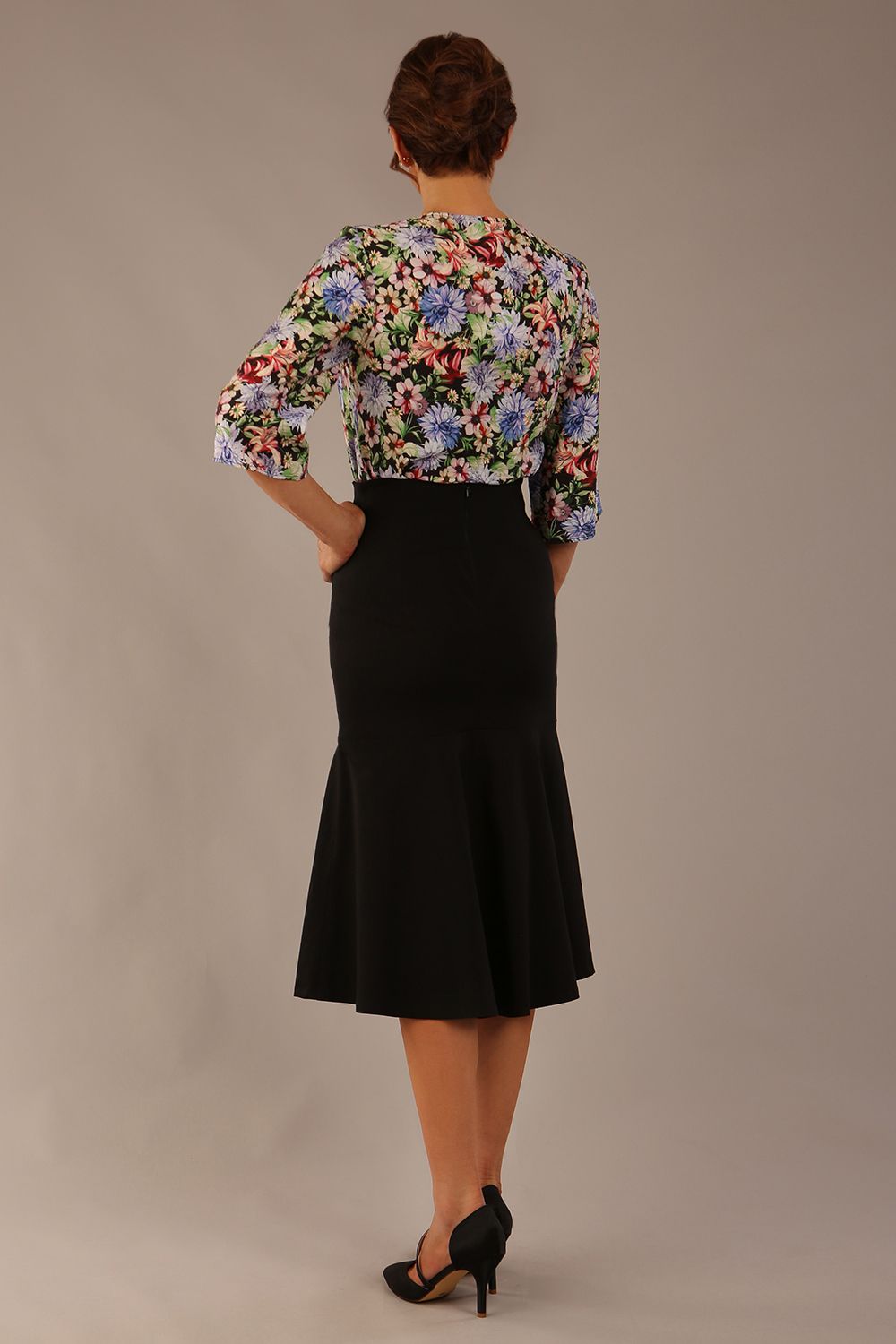 Suki Asymmetric Draped Top – Diva Catwalk, image 3