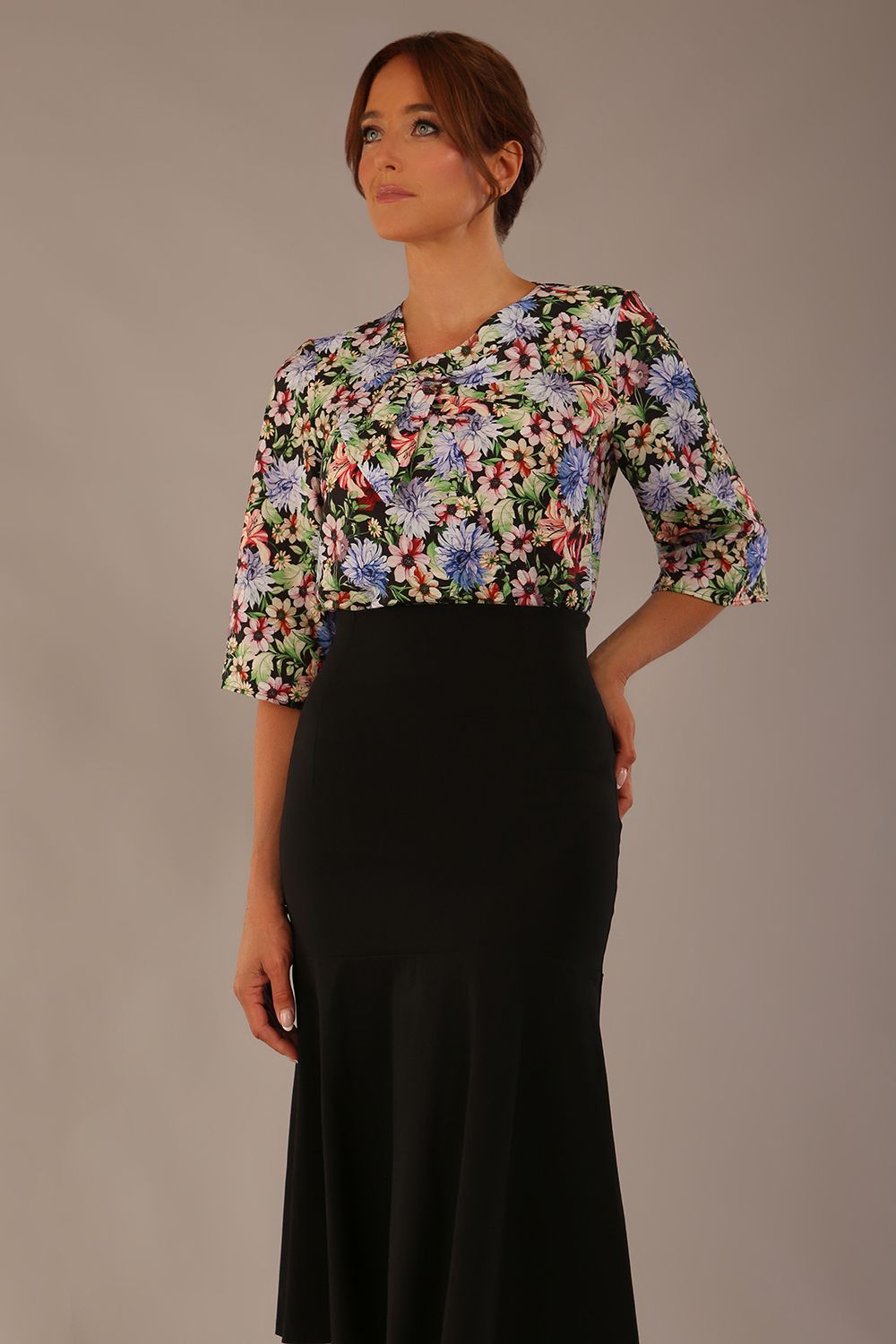 Suki Asymmetric Draped Top 