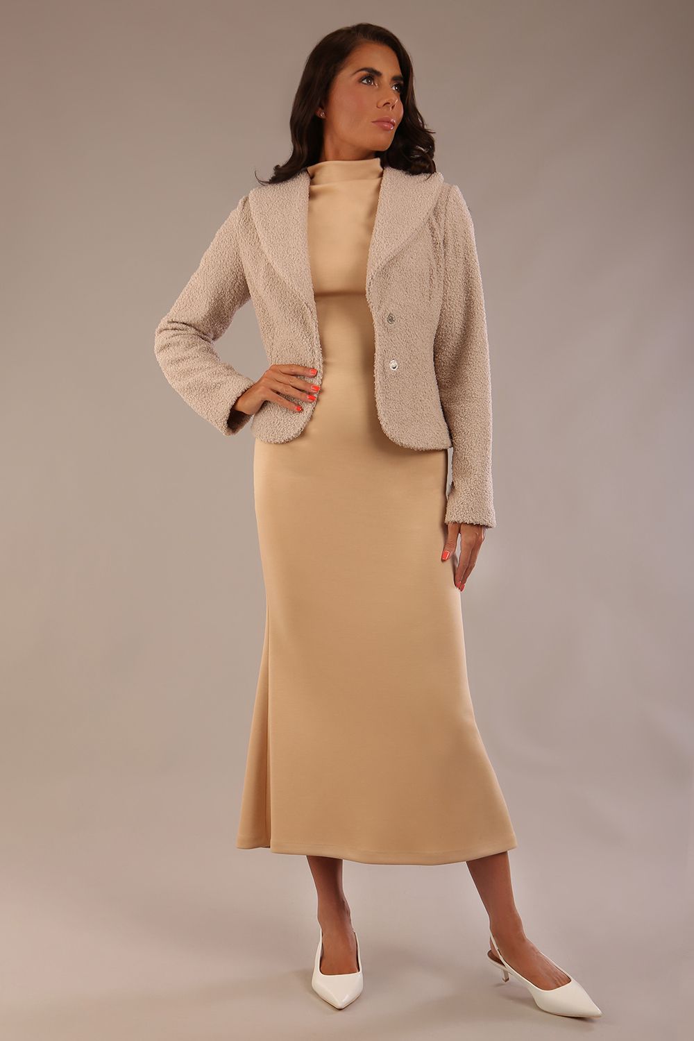 Teddy Luxe Boucle Winter Jacket 