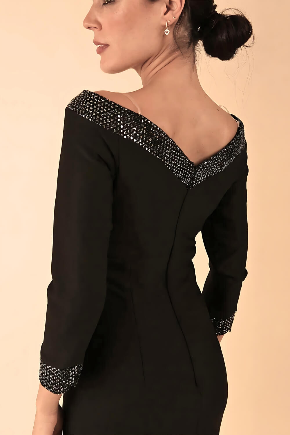 ToTo Bardot Neckline Off Shoulder Pencil Dress – Diva Catwalk, image 4