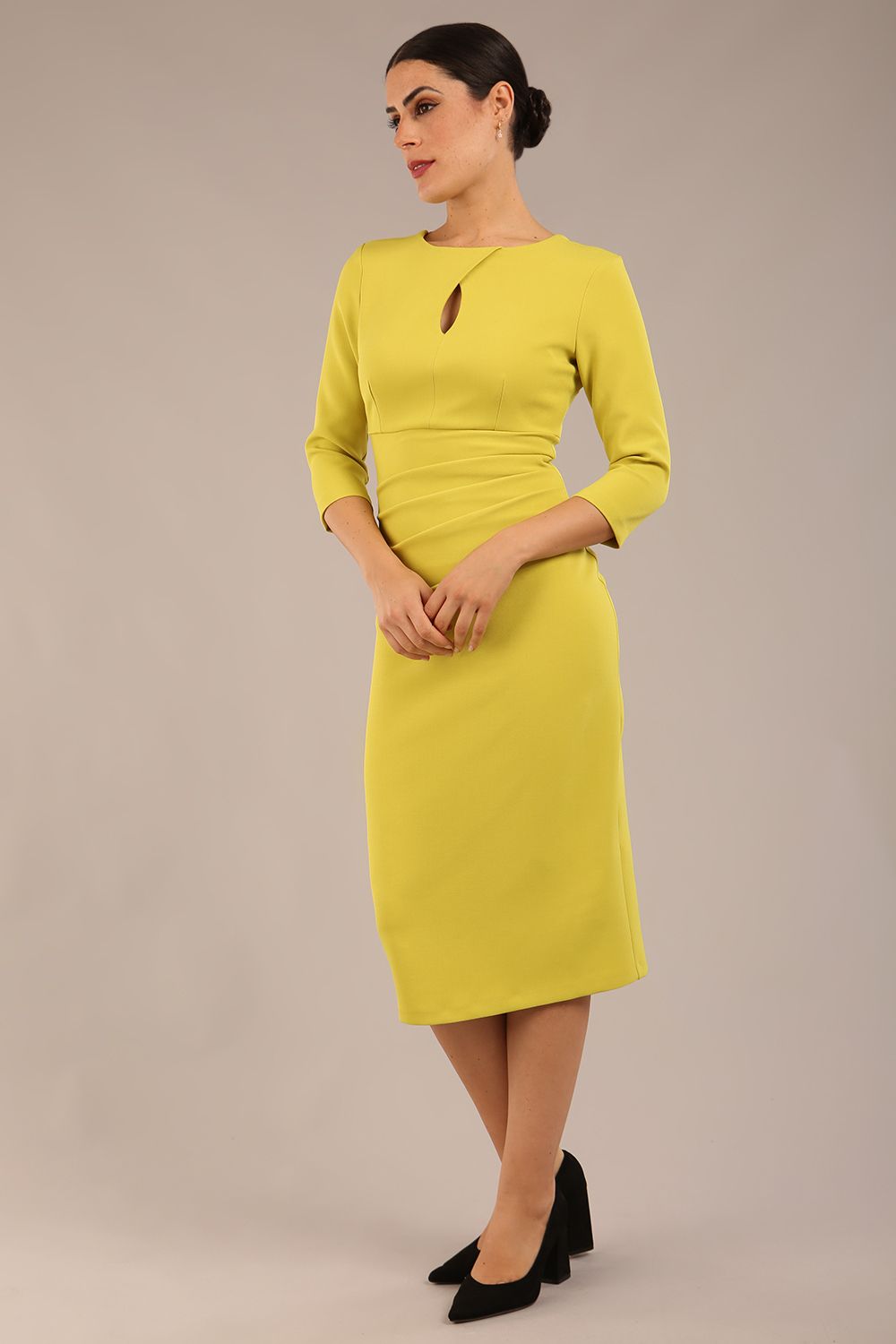 Ubrique Keyhole Pencil Dress – Diva Catwalk, image 24