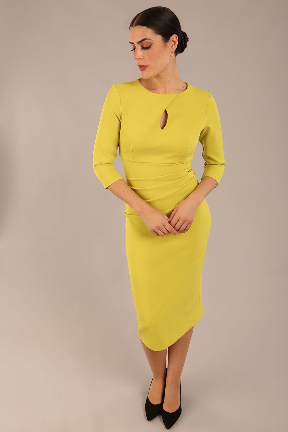 Ubrique Keyhole Pencil Dress – Diva Catwalk, image 23