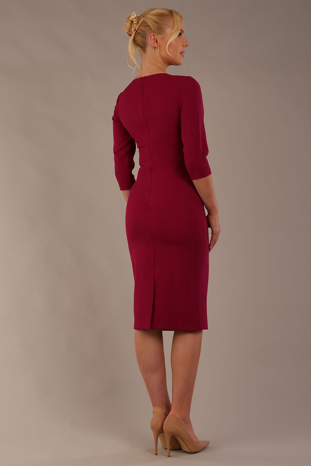 Ubrique Keyhole Pencil Dress – Diva Catwalk, image 11