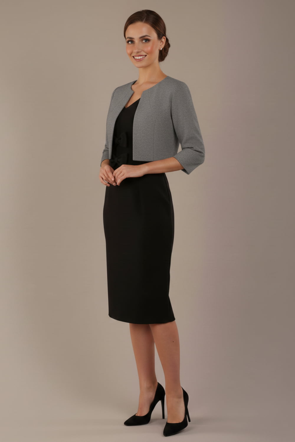Weston Bond Bolero in Misty Grey – Diva Catwalk, image 1