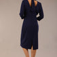 Wimpole Low V-Neck Sleeved Dress 