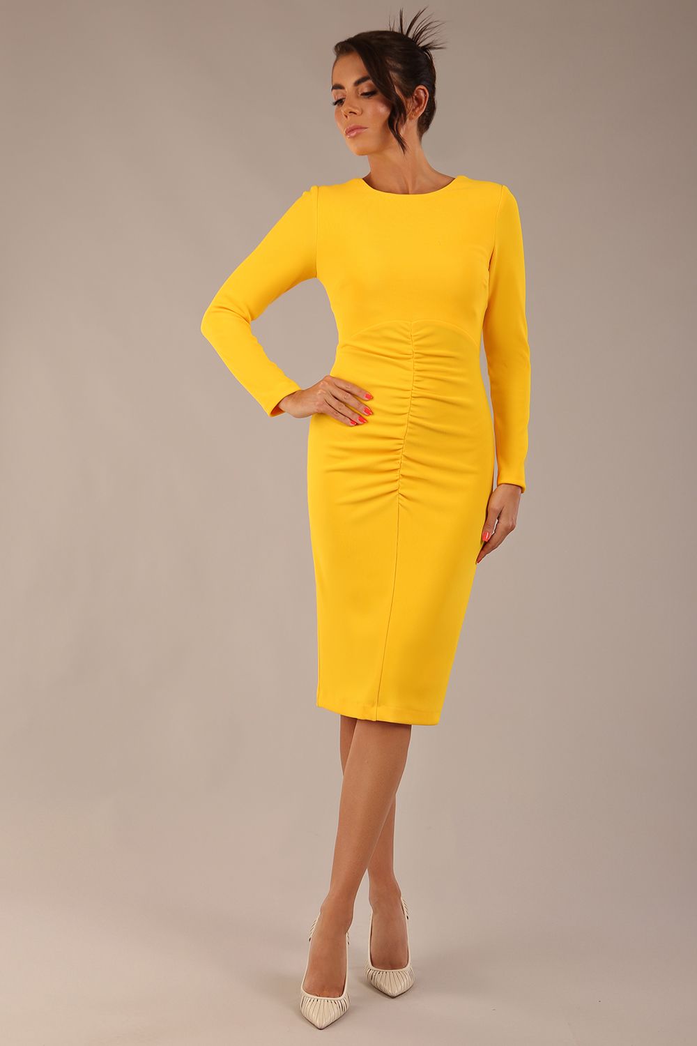Zoey Sleeved Pencil Dress – Diva Catwalk, image 9