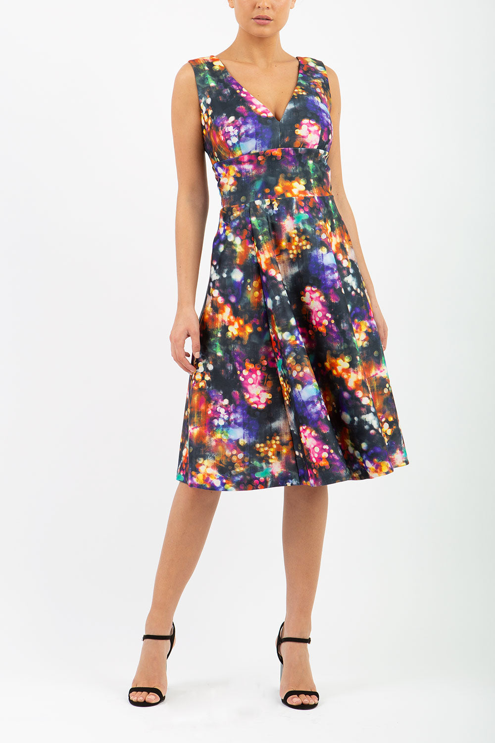 Aldeburgh A-Line Printed Dress – Diva Catwalk, image 3