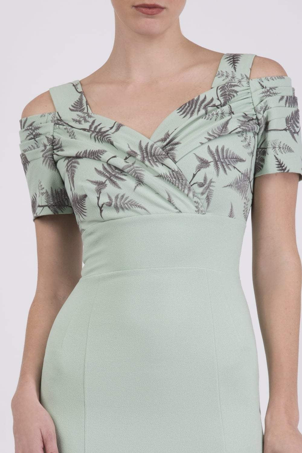 Amorette Printed Pencil Dress 