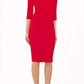 Astra Off Shoulder Sleeved Pencil Dress 
