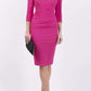 Astra Off Shoulder Sleeved Pencil Dress 