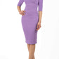 Astra Off Shoulder Sleeved Pencil Dress 