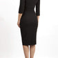 Astra Off Shoulder Sleeved Pencil Dress 