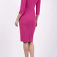 Astra Off Shoulder Sleeved Pencil Dress 
