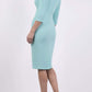 Astra Off Shoulder Sleeved Pencil Dress 