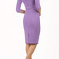 Astra Off Shoulder Sleeved Pencil Dress 