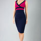 Banbury Colour Block Sleeveless Pencil Dress 