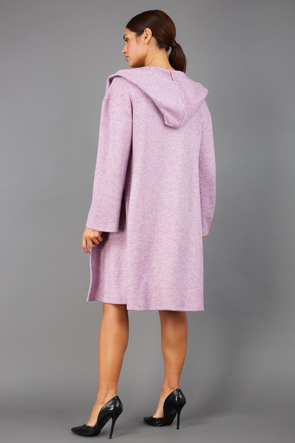 Borneo Hooded Tricot Coat – Diva Catwalk, image 6