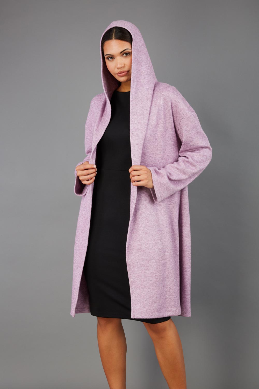 Borneo Hooded Tricot Coat 