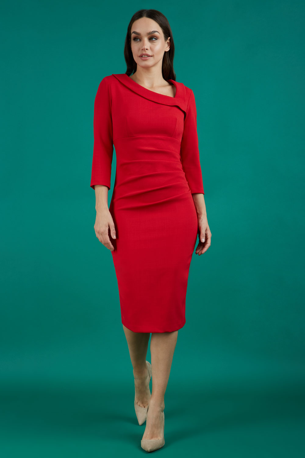 Bouvier Sleeved Pencil Dress – Diva Catwalk, image 5