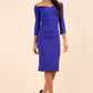 Breton Off Shoulder Pencil Dress 