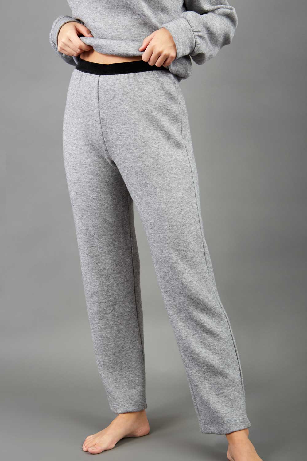 Brody Tricot Trousers in Flint Grey – Diva Catwalk, image 1