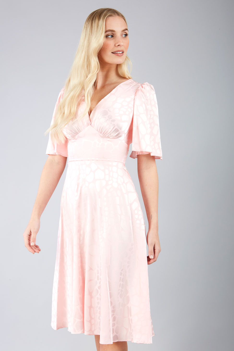Cambrian Satin A-line Dress 