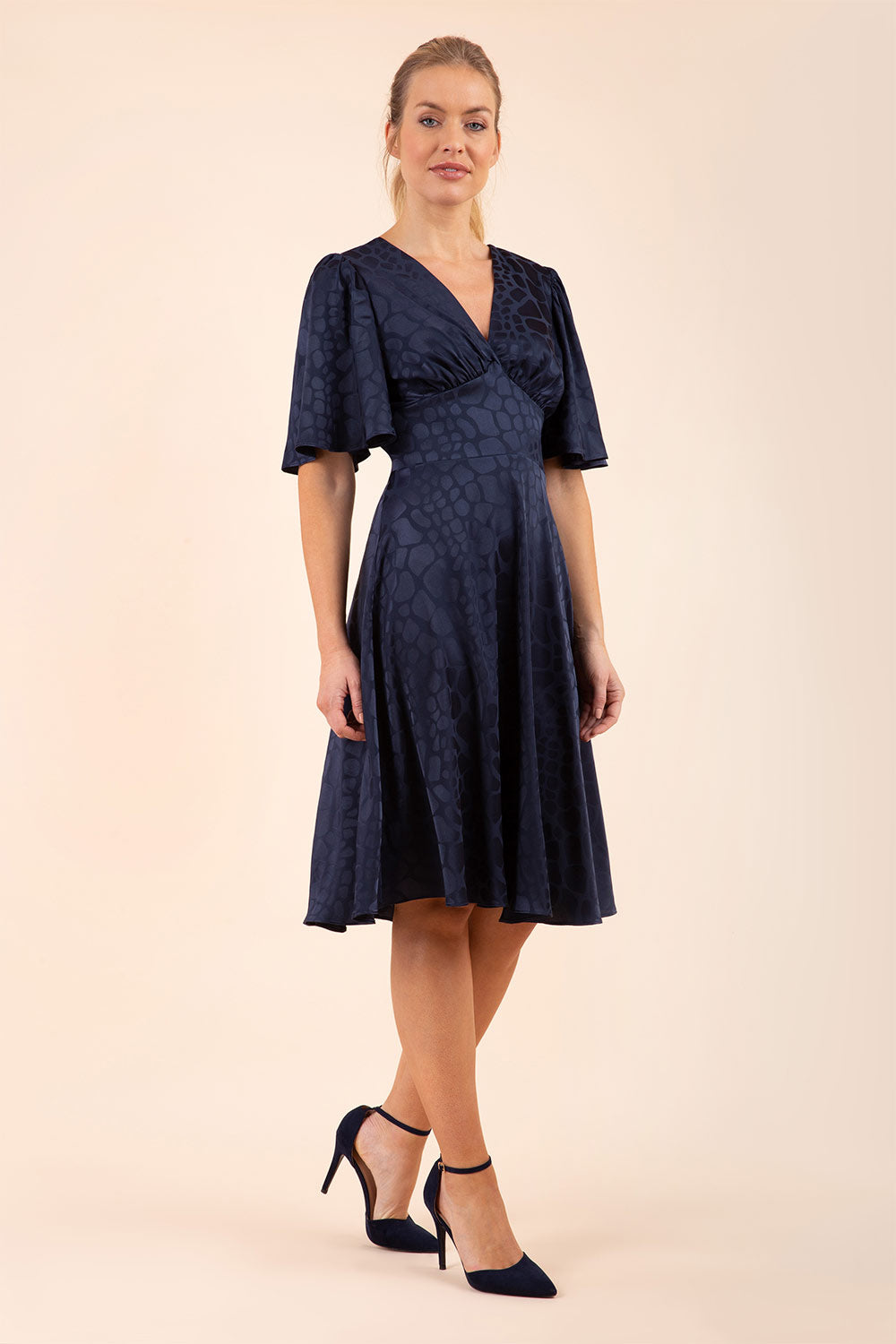 Cambrian Satin A-line Dress – Diva Catwalk, image 11