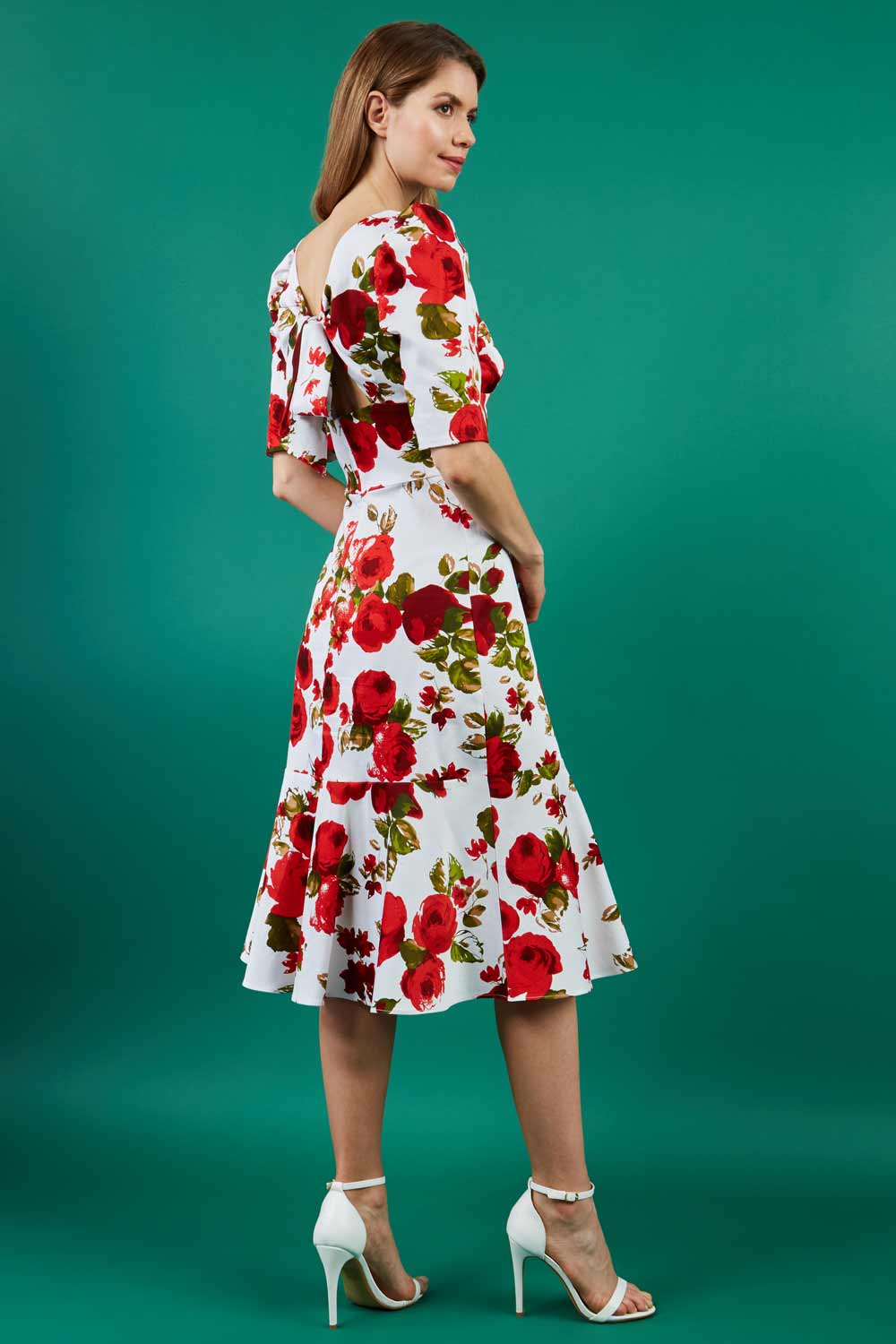 Carisbrooke Printed A-line Dress – Diva Catwalk, image 5