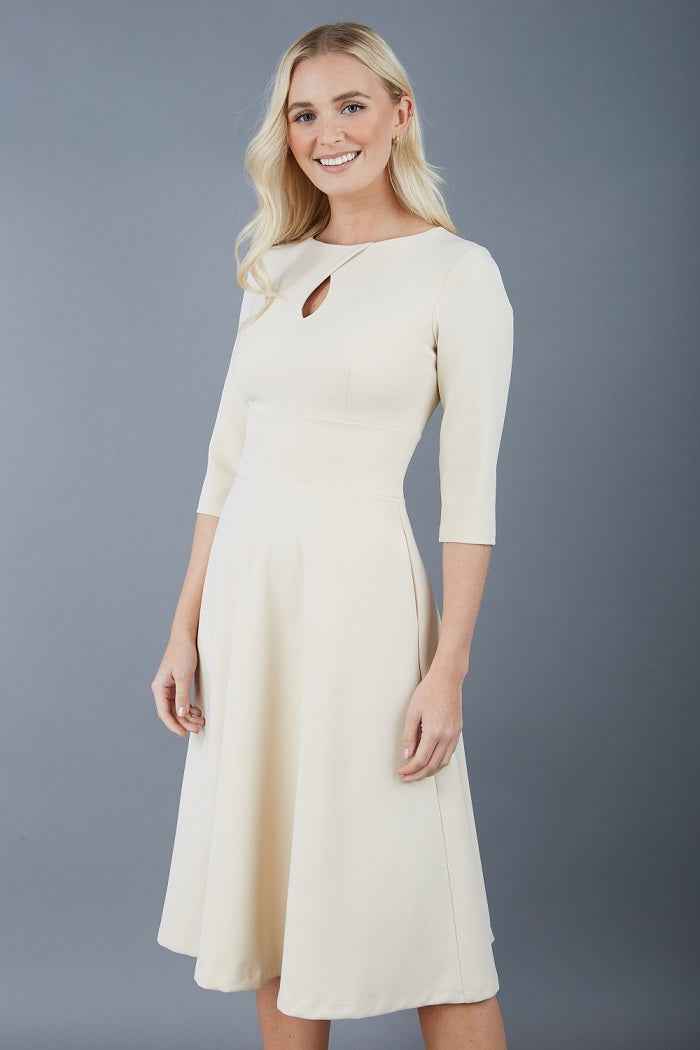 Casares Three Quarter Sleeve A-line Dress – Diva Catwalk, image 19
