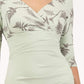 Cynthia Print Contrast Dress 