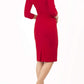 Daphne Venice Stretch Pencil Dress 