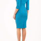Daphne Venice Stretch Pencil Dress 