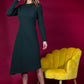 Dartington Asymmetrical Midi Dress 