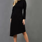 Dartington Asymmetrical Midi Dress 