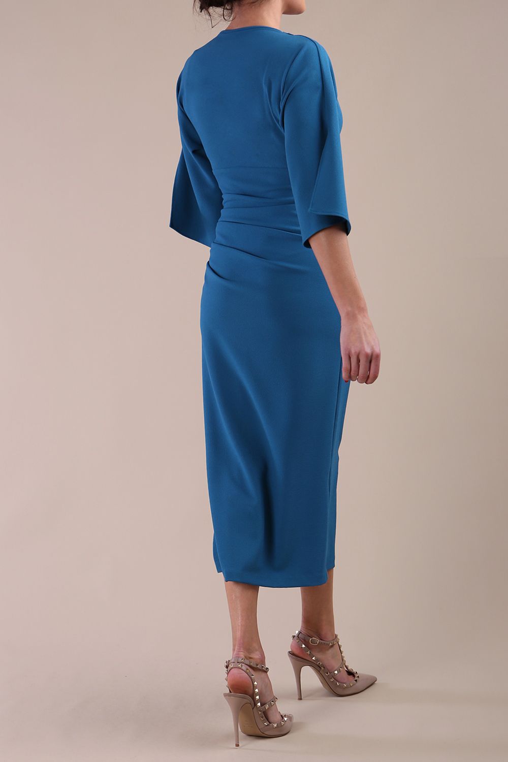 Diana Cowl Neck Pencil Dress – Diva Catwalk, image 18