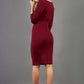 Donna 3/4 Sleeved Pencil Dress 