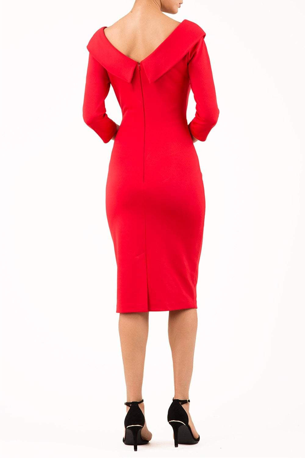 Eliza 3/4 Sleeve Pencil Dress – Diva Catwalk, image 24