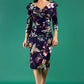 Eliza Contour Stretch 3/4 Sleeve Dress 