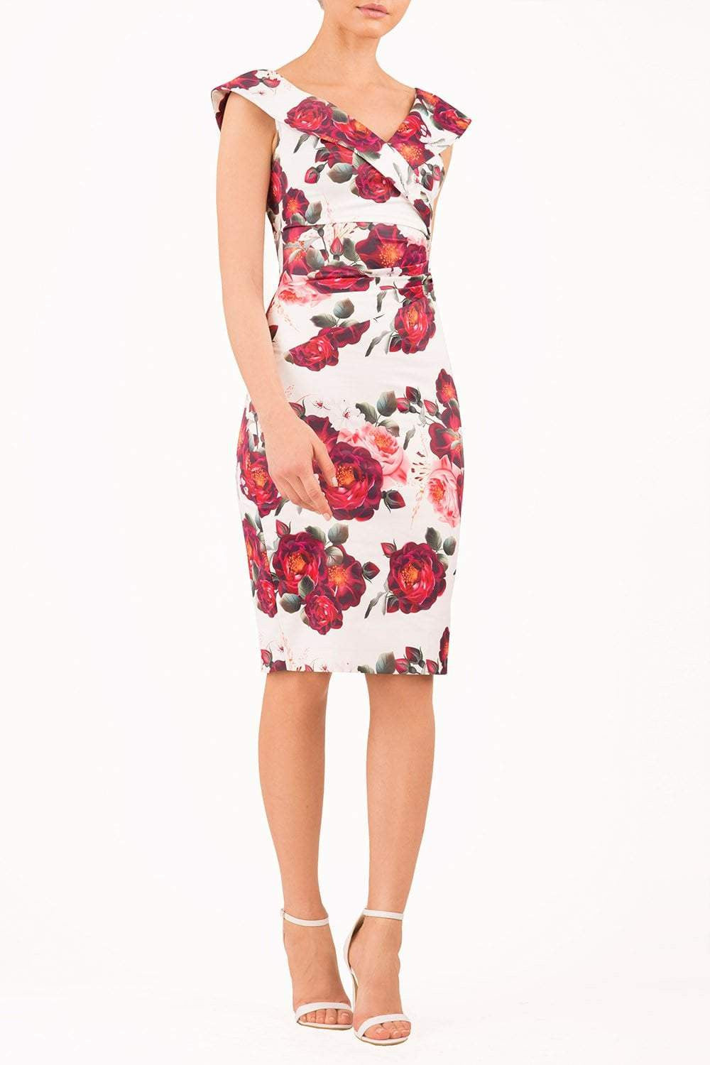 Eliza Sleeveless Print Dress – Diva Catwalk, image 4