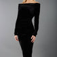 Eponine Midi Velvet Dress 