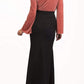 Esoteric Black Long Fishtail Skirt 