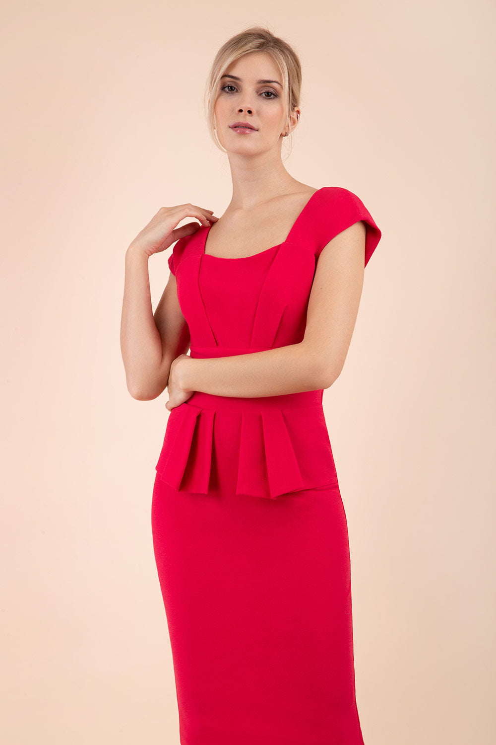 Evelyn Peplum Dress – Diva Catwalk, image 4