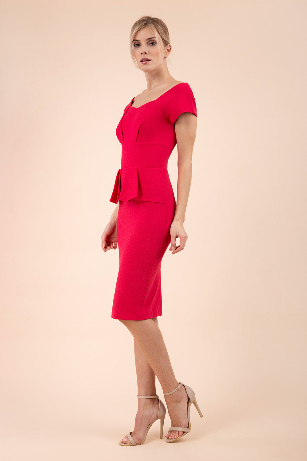 Evelyn Peplum Dress – Diva Catwalk, image 5