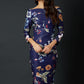Garland Pencil Dress 