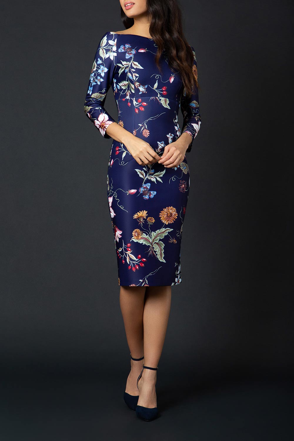 Garland Pencil Dress 