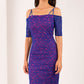 HYBRID ISLA CREPE BARDOT LACE DRESS 