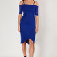 HYBRID ISLA CREPE BARDOT LACE DRESS 
