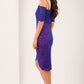 HYBRID ISLA CREPE BARDOT LACE DRESS 